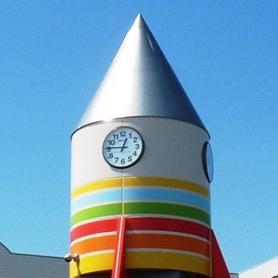ロケット型時計台 - 株式会社サワタテック - 施工事例